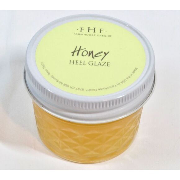 FHF Farmhouse Fresh Heel Glaze 3 fl oz Glass Jar ~ Instant Pedicure for Feet New - Picture 1 of 2